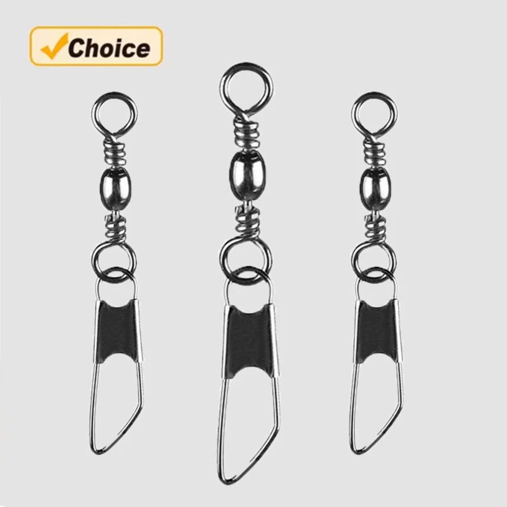 Freshwater Line - 50 pièces de mousquetons pivotants en