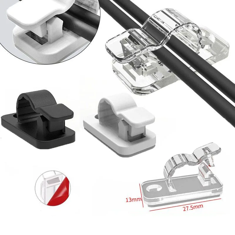 Tippet Line - Clips de rangement de câbles, 10/50