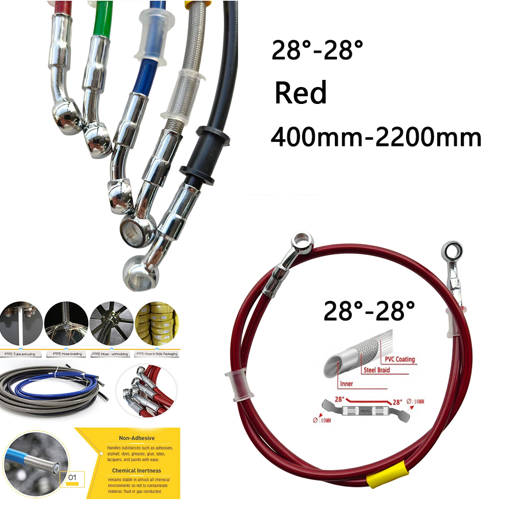 Braided Line - Tuyau de frein hydraulique universel pour