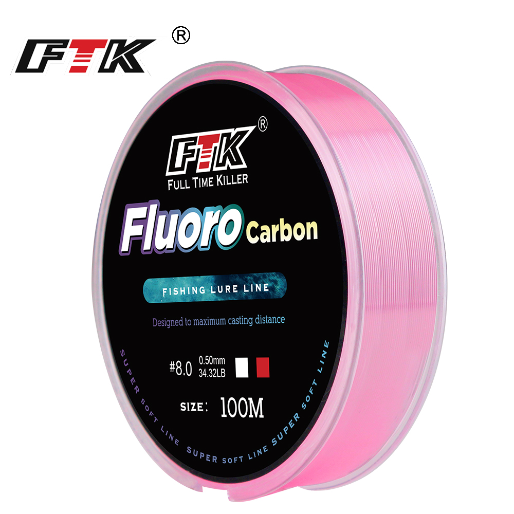 FTK 100m 4.13-34.32LB Ligne de - Fluorocarbon Line avis et prix
