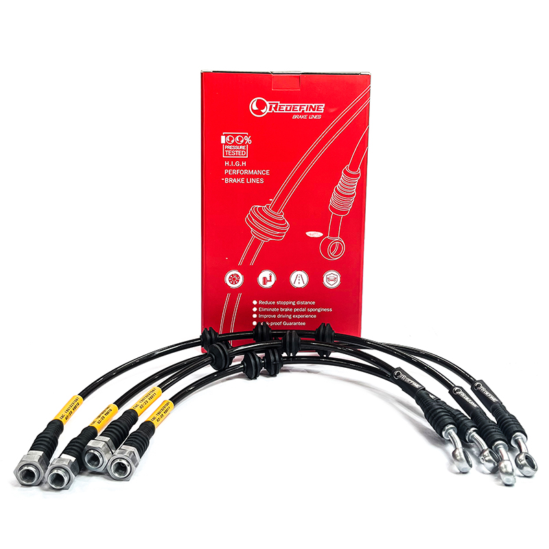 Tuyaux de frein tressés en aci - Braided Line avis et prix